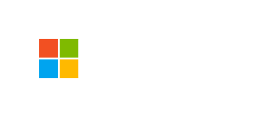 Microsoft Logo - White